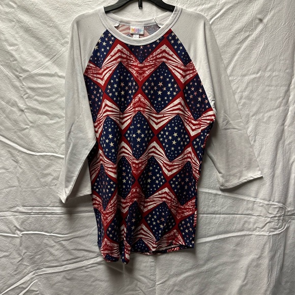 2 Large LuLaRoe Randy shirts - Picture 2 of 7
